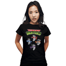 Load image into Gallery viewer, Shirts Fitted Shirts, Woman / Small / Black Ninja Beatles
