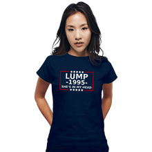 Load image into Gallery viewer, Secret_Shirts Fitted Shirts, Woman / Small / Navy Vote Lump
