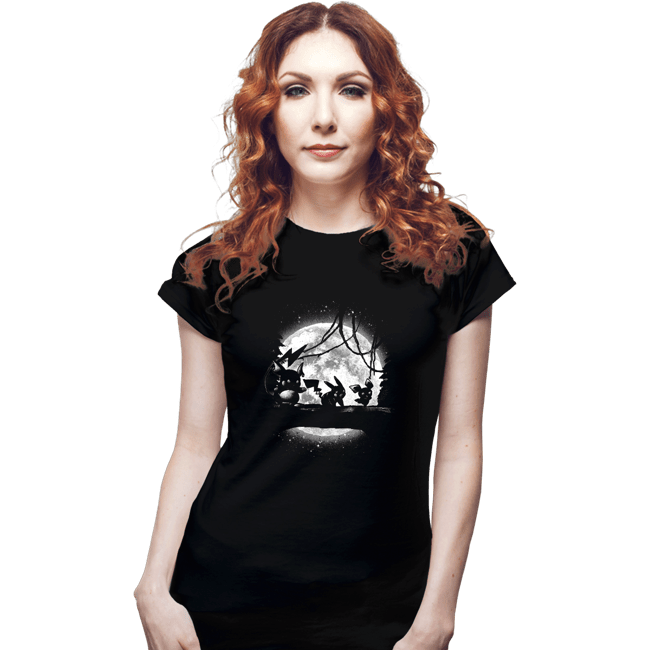 Shirts Fitted Shirts, Woman / Small / Black Moonlight Electric Types