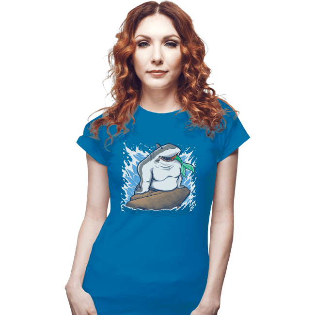 Shirts Fitted Shirts, Woman / Small / Sapphire The Little Shark