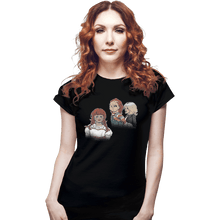 Load image into Gallery viewer, Shirts Fitted Shirts, Woman / Small / Black Chucky&#39;s Girl
