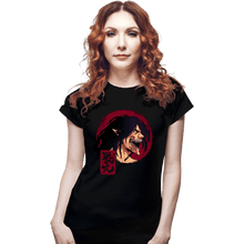 Load image into Gallery viewer, Secret_Shirts Fitted Shirts, Woman / Small / Black The Fighter
