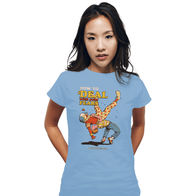 Daily_Deal_Shirts Fitted Shirts, Woman / Small / Powder Blue Deal With Your Fears