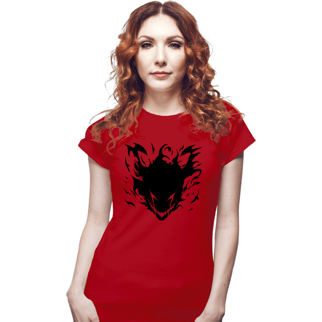 Shirts Fitted Shirts, Woman / Small / Red Devilman