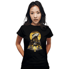 Load image into Gallery viewer, Shirts Fitted Shirts, Woman / Small / Black House Of Hufflepuff
