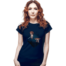 Load image into Gallery viewer, Shirts Fitted Shirts, Woman / Small / Navy Force King
