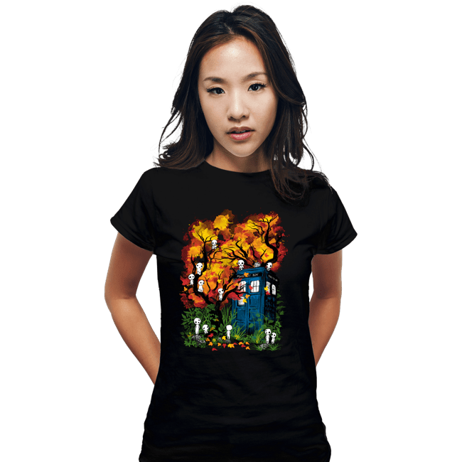 Secret_Shirts Fitted Shirts, Woman / Small / Black Doctor In The Forest