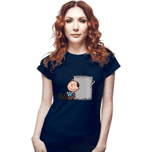 Load image into Gallery viewer, Secret_Shirts Fitted Shirts, Woman / Small / Navy Chilly Brown
