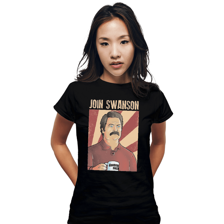 Shirts Fitted Shirts, Woman / Small / Black Join Swanson