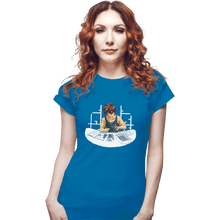 Load image into Gallery viewer, Shirts Fitted Shirts, Woman / Small / Sapphire Robot Builder
