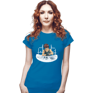 Shirts Fitted Shirts, Woman / Small / Sapphire Robot Builder