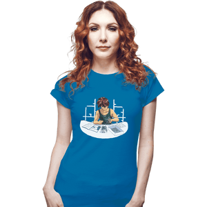 Shirts Fitted Shirts, Woman / Small / Sapphire Robot Builder