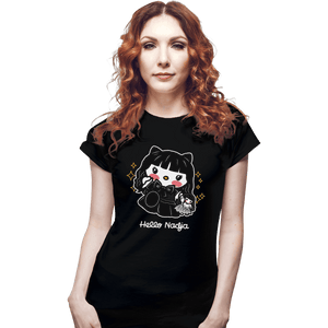 Shirts Fitted Shirts, Woman / Small / Black Hello Nadja