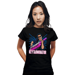 Secret_Shirts Fitted Shirts, Woman / Small / Black Keytarminator