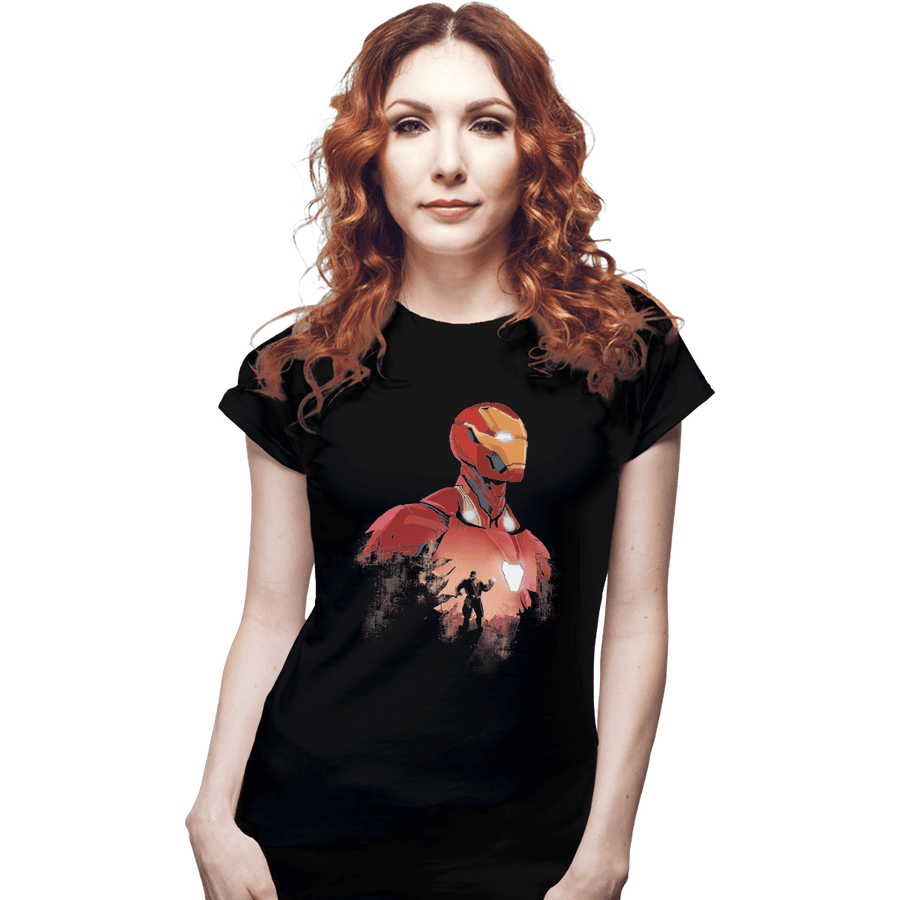 Shirts Fitted Shirts, Woman / Small / Black I R O N  M A N