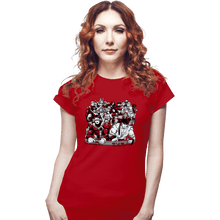 Load image into Gallery viewer, Secret_Shirts Fitted Shirts, Woman / Small / Red Old Friends
