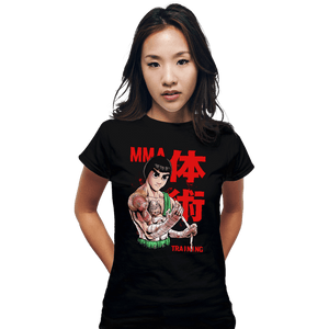 Secret_Shirts Fitted Shirts, Woman / Small / Black Rock Lee