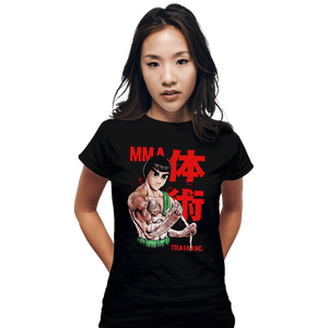 Secret_Shirts Fitted Shirts, Woman / Small / Black Rock Lee