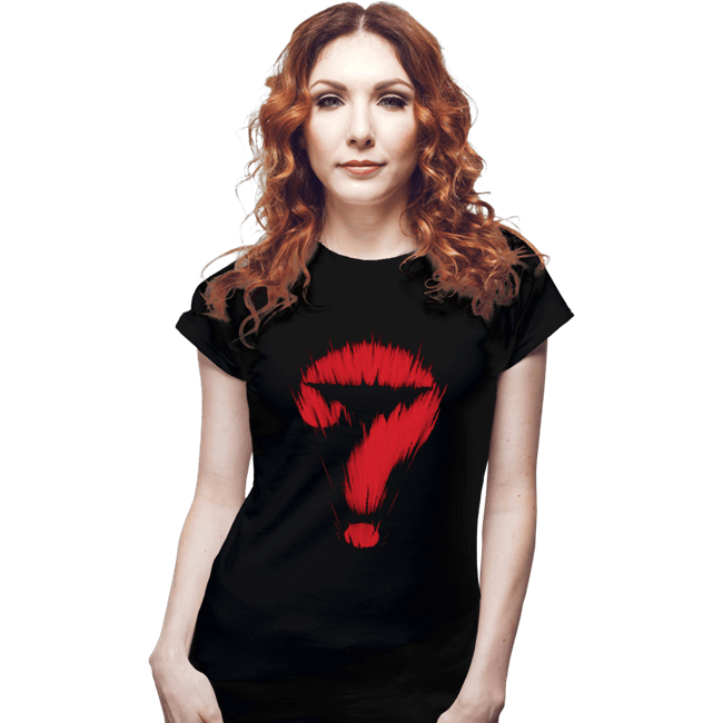 Shirts Fitted Shirts, Woman / Small / Black Bat Warning