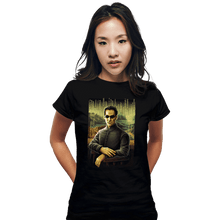 Load image into Gallery viewer, Daily_Deal_Shirts Fitted Shirts, Woman / Small / Black Mona Neo
