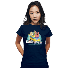 Load image into Gallery viewer, Secret_Shirts Fitted Shirts, Woman / Small / Navy Glove World
