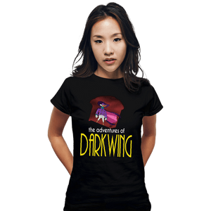 Secret_Shirts Fitted Shirts, Woman / Small / Black The Adventures Of Darkwing