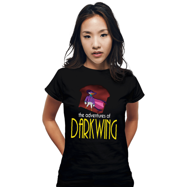Secret_Shirts Fitted Shirts, Woman / Small / Black The Adventures Of Darkwing