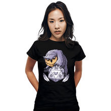 Load image into Gallery viewer, Daily_Deal_Shirts Fitted Shirts, Woman / Small / Black Owlbear Dice
