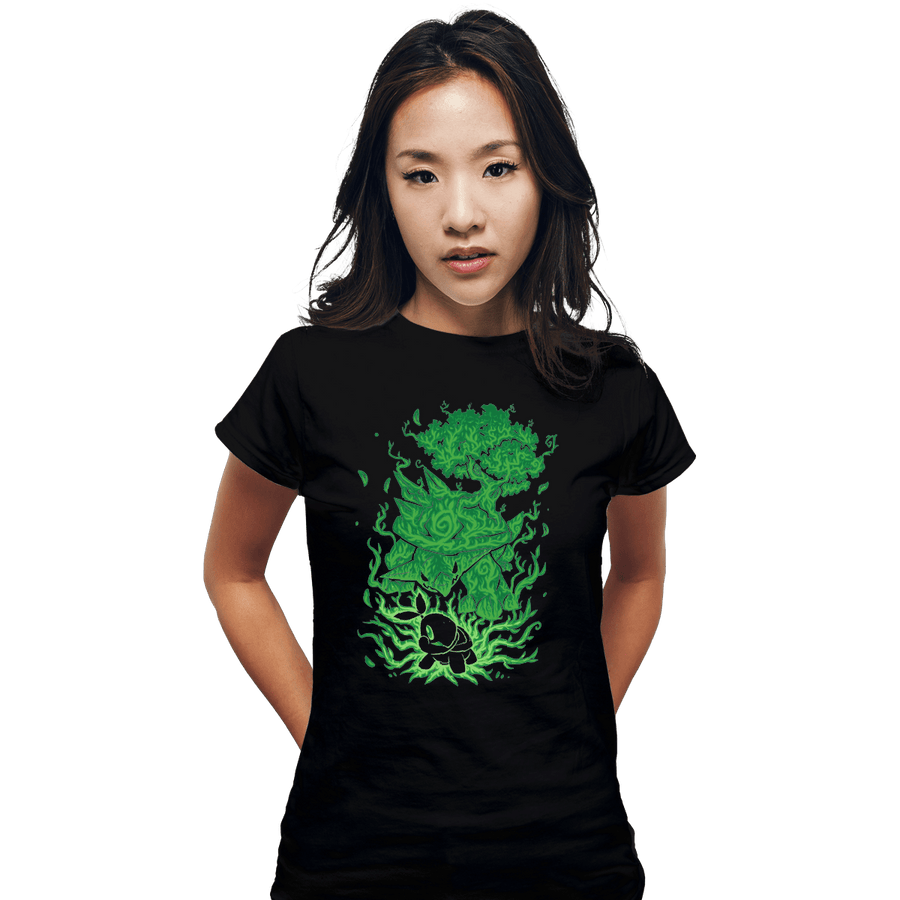 Shirts Fitted Shirts, Woman / Small / Black The Grass Turtle Within