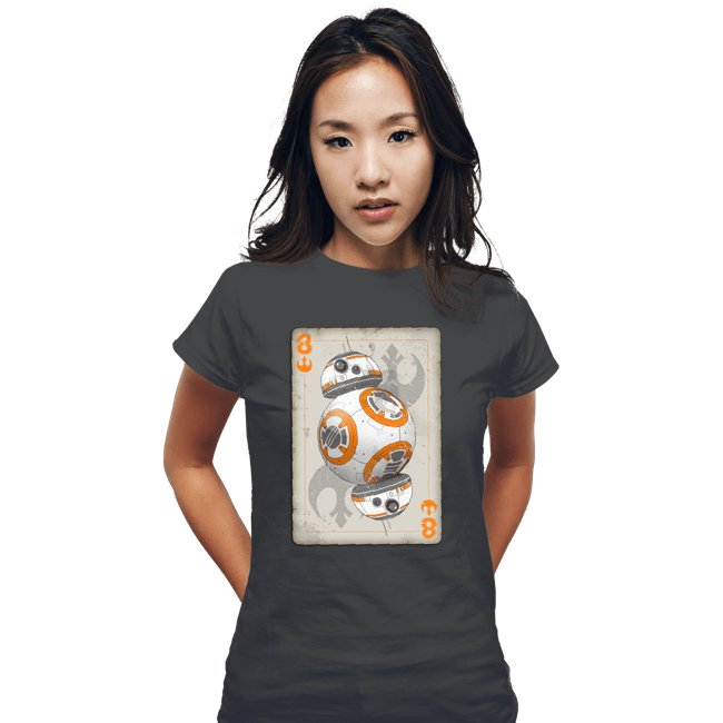 Shirts Fitted Shirts, Woman / Small / Charcoal Rebel Poker