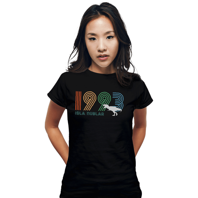 Secret_Shirts Fitted Shirts, Woman / Small / Black Isla Nublar 1993