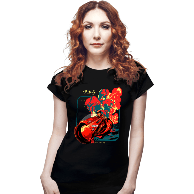 Daily_Deal_Shirts Fitted Shirts, Woman / Small / Black Akira 88