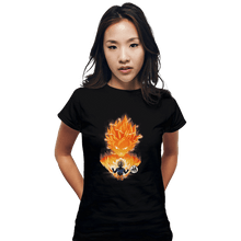 Load image into Gallery viewer, Shirts Fitted Shirts, Woman / Small / Black The Angry Super Saiyan
