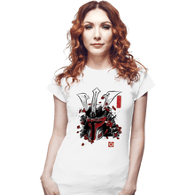 Load image into Gallery viewer, Daily_Deal_Shirts Fitted Shirts, Woman / Small / White Bounty Samurai
