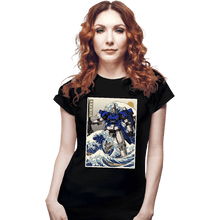 Load image into Gallery viewer, Shirts Fitted Shirts, Woman / Small / Black Tallgeese
