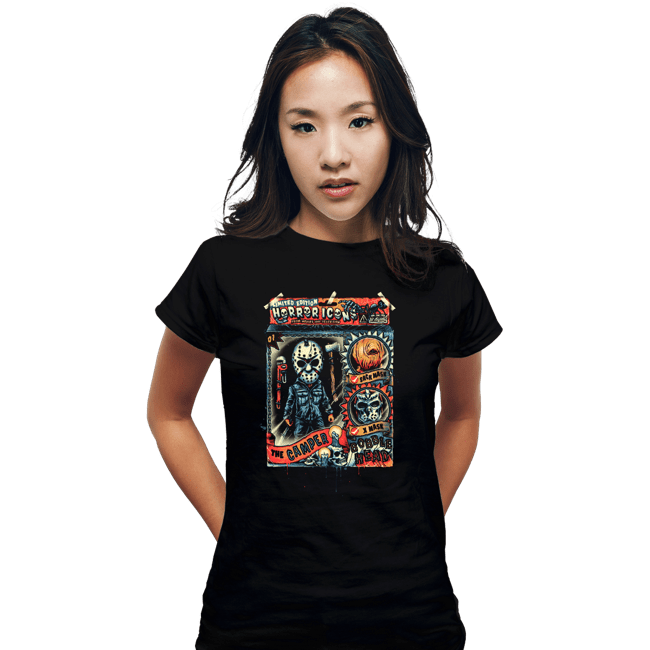 Shirts Fitted Shirts, Woman / Small / Black The Camper Bobblehead