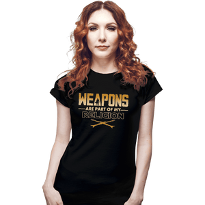 Shirts Fitted Shirts, Woman / Small / Black Weapons