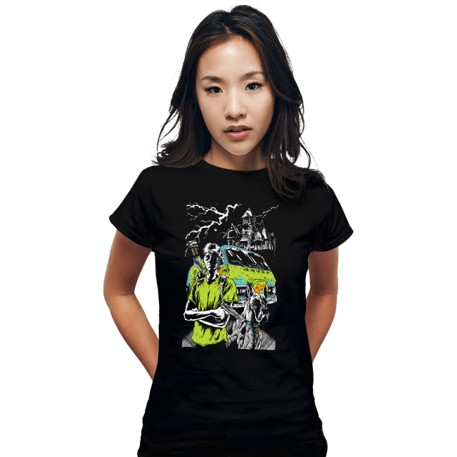 Shirts Fitted Shirts, Woman / Small / Black Scooby And Shaggy