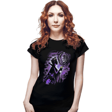 Load image into Gallery viewer, Shirts Fitted Shirts, Woman / Small / Black Queen&#39;s Black Magic
