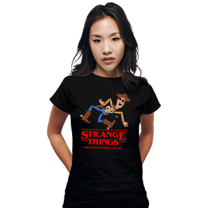 Secret_Shirts Fitted Shirts, Woman / Small / Black Strange Things