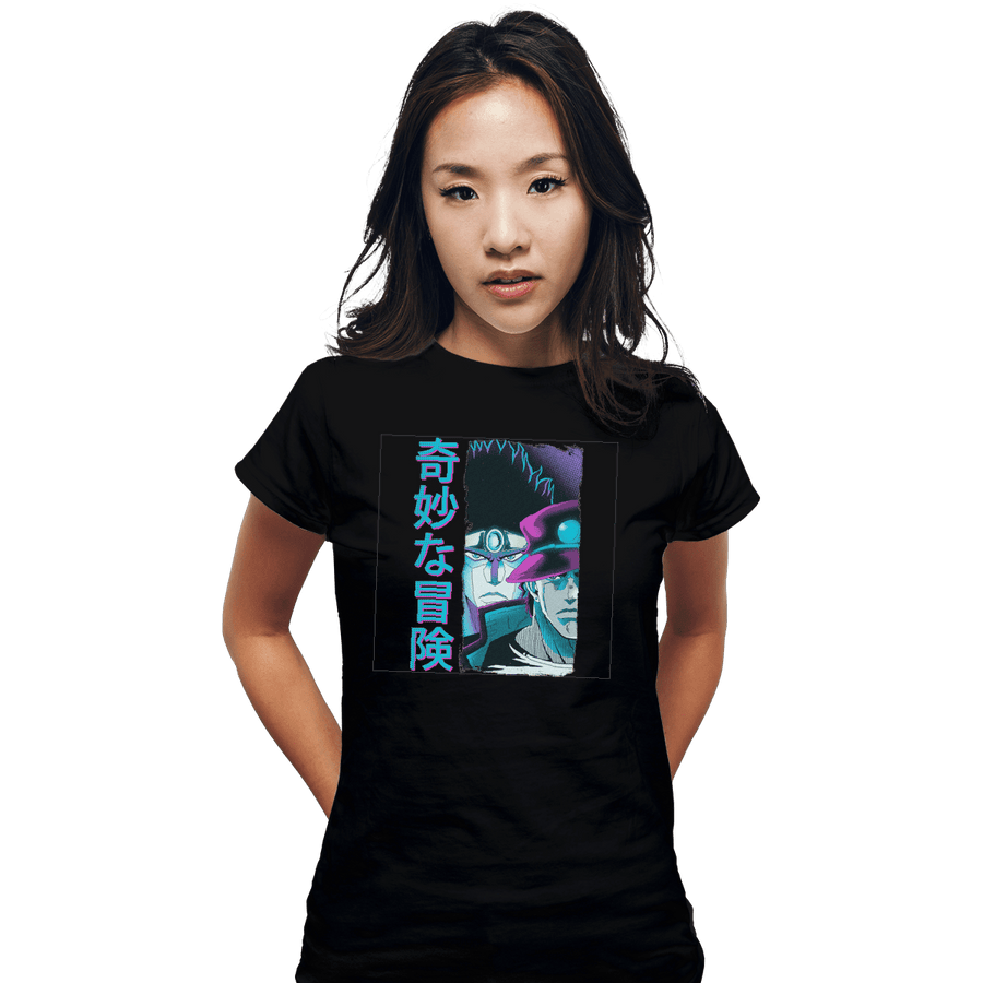 Shirts Fitted Shirts, Woman / Small / Black JoJo's Bizarre Adventure