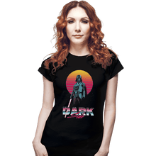 Load image into Gallery viewer, Shirts Fitted Shirts, Woman / Small / Black Rad Side
