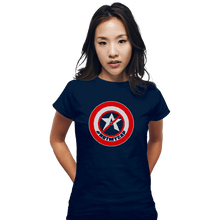 Load image into Gallery viewer, Secret_Shirts Fitted Shirts, Woman / Small / Navy Not My Cap
