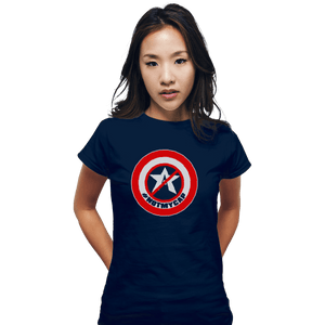 Secret_Shirts Fitted Shirts, Woman / Small / Navy Not My Cap