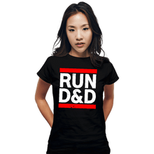 Load image into Gallery viewer, Shirts Fitted Shirts, Woman / Small / Black Run D&amp;D
