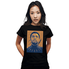 Load image into Gallery viewer, Shirts Fitted Shirts, Woman / Small / Black King T&#39;Challa
