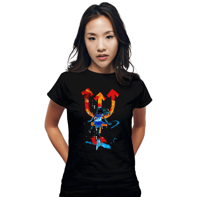 Shirts Fitted Shirts, Woman / Small / Black Neptune Splash