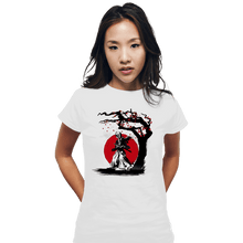 Load image into Gallery viewer, Shirts Fitted Shirts, Woman / Small / White Wandering Samurai
