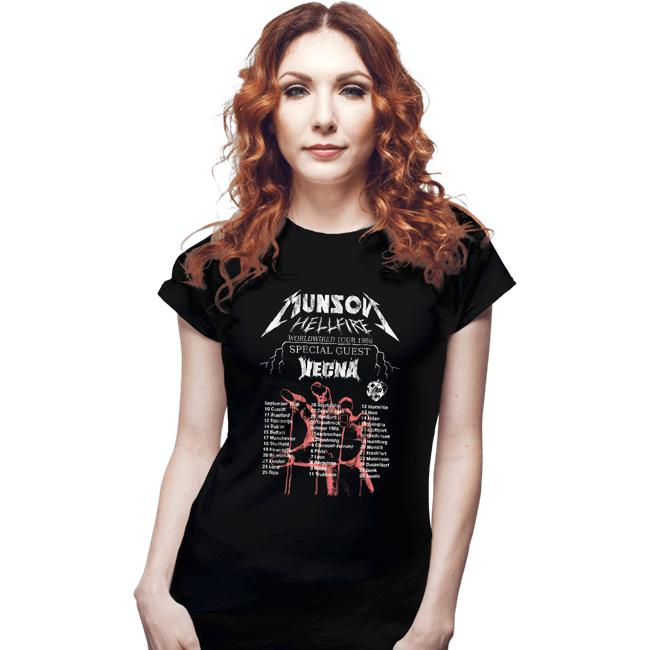 Shirts Fitted Shirts, Woman / Small / Black Munson World Tour