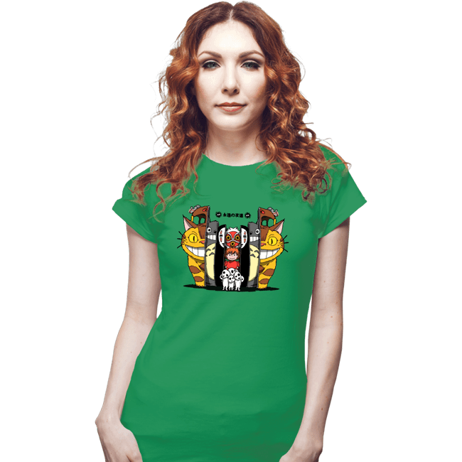 Shirts Fitted Shirts, Woman / Small / Irish Green Spirited Friends